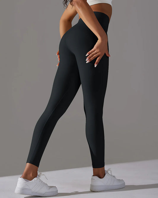 Vitalé Simple Seamless Leggings - Black